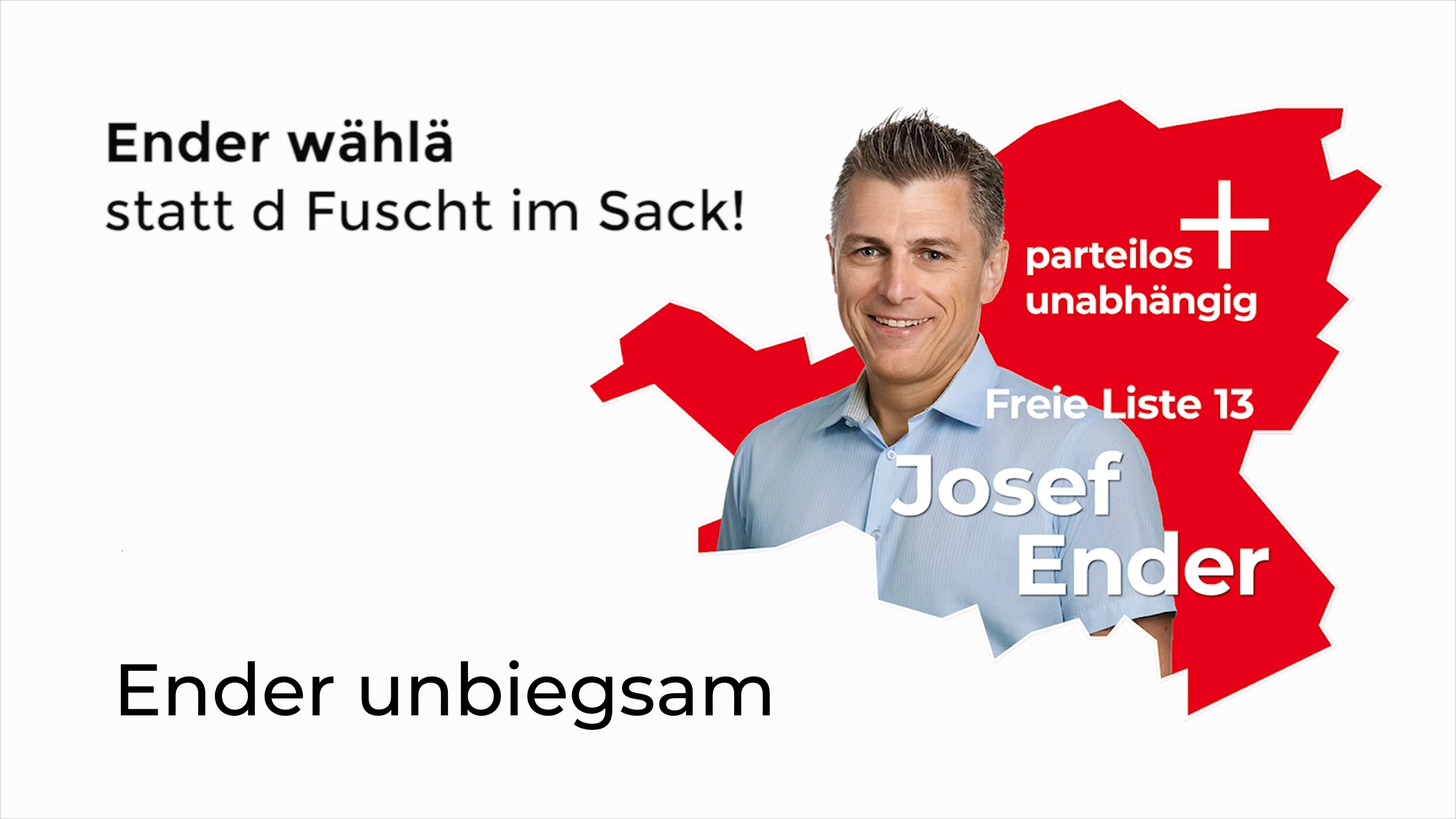 Ender unbiegsam...