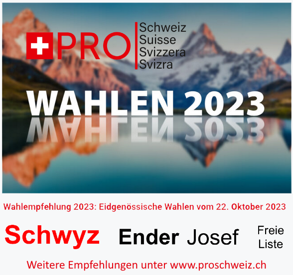 Wahlempfehlung ProSchweiz