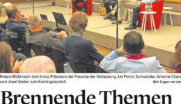Medienberichte: Kamingespräch in Einsiedeln