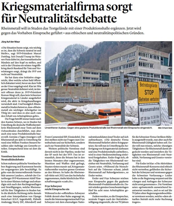 Seite 3 Bote der Urschweiz 18.3.25