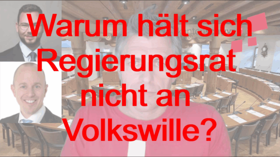 Blackout stoppen: Regierungsrat ignoriert Volkswille