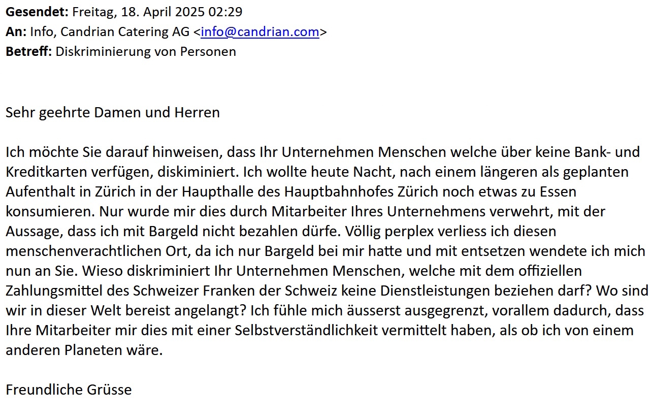 Bargeldzahlung: persönlicher Einsatz lohnt sich Bargeldzahlung: persönlicher Einsatz lohnt sich