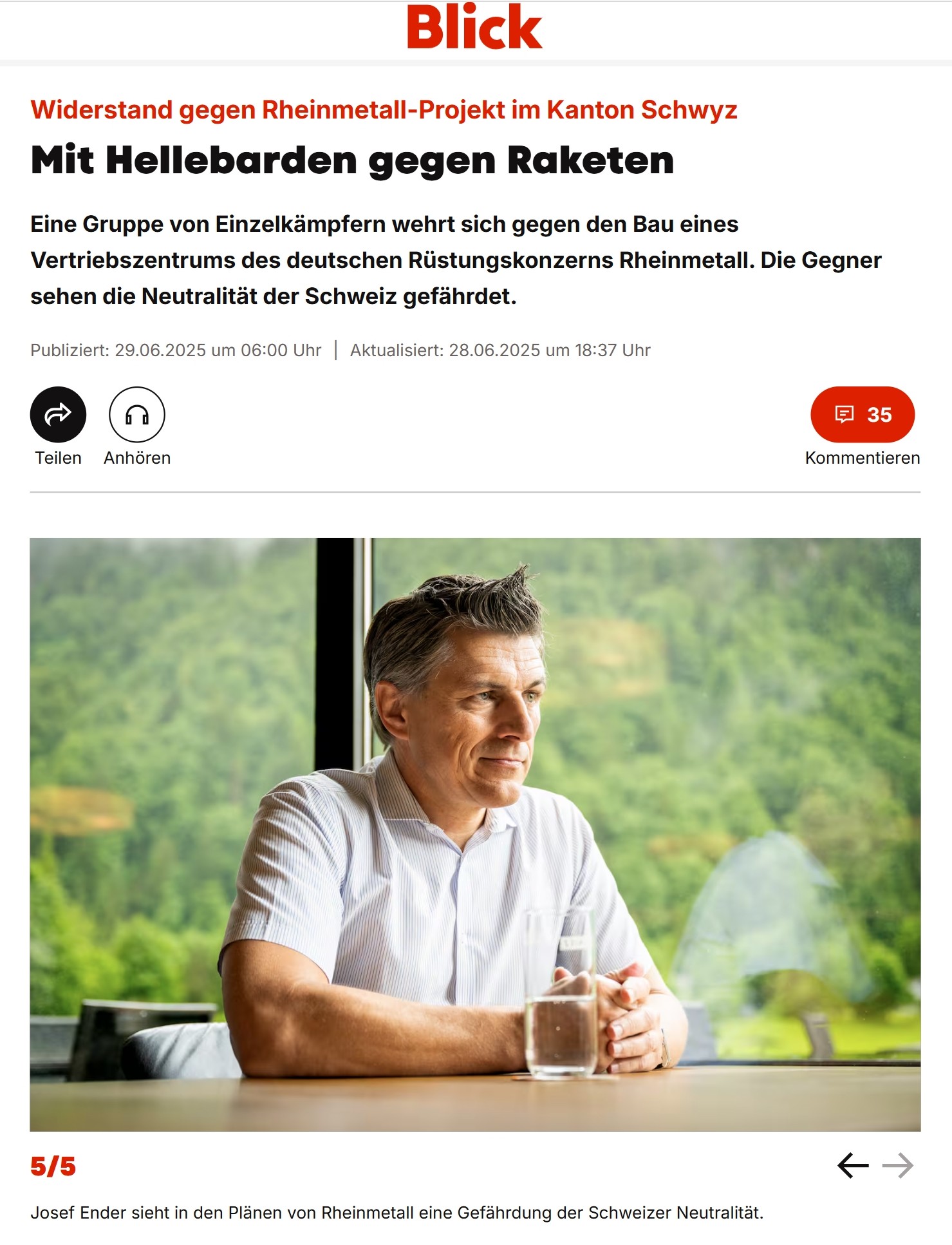 Zum Artikel im Sonntagsblick