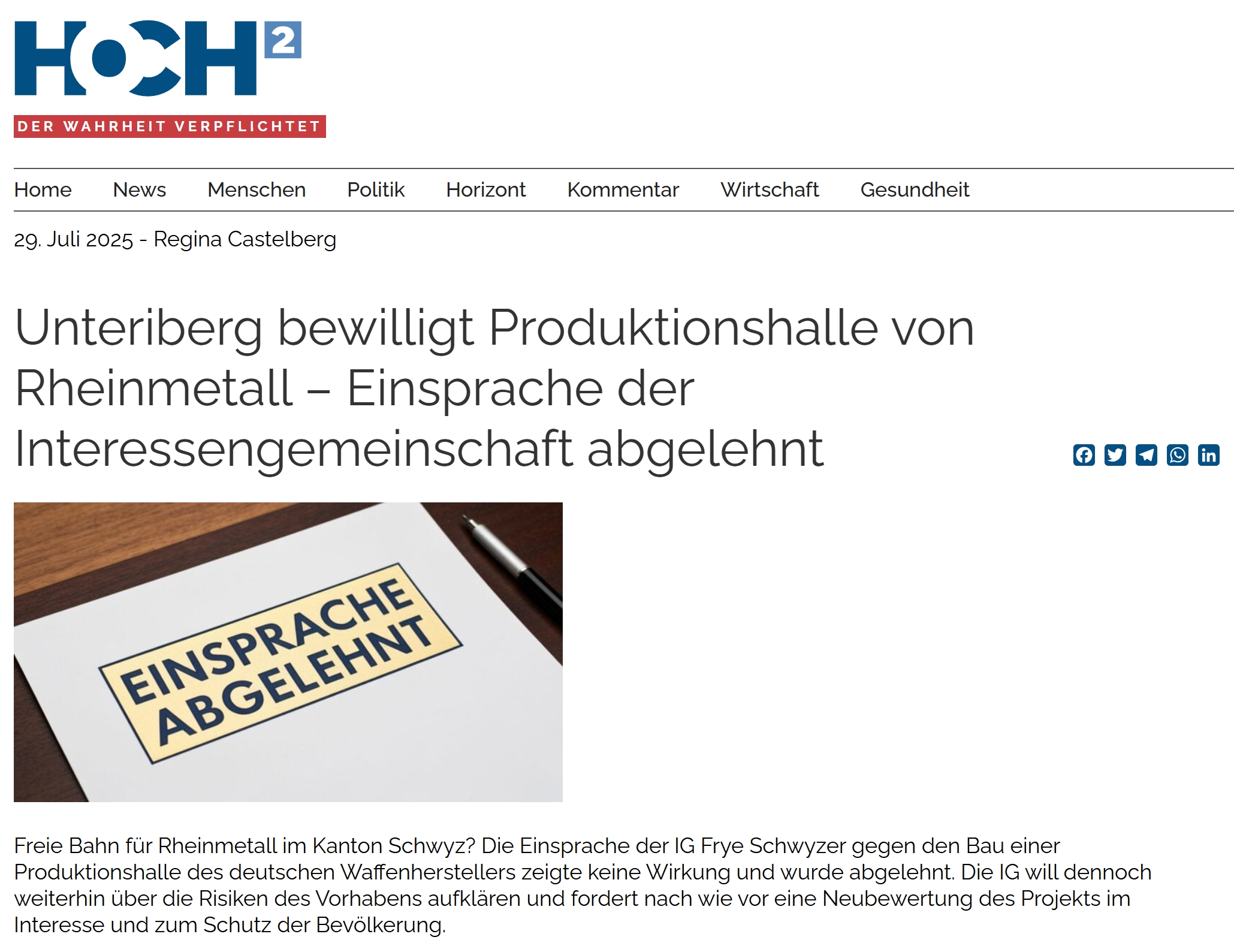 Hier gehts zum gesamten Artikel auf HOCH2.tv