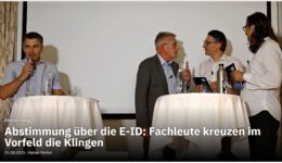 Medienberichte E-ID: Klingen kreuzen