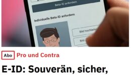 Pro/Contra zur E-ID