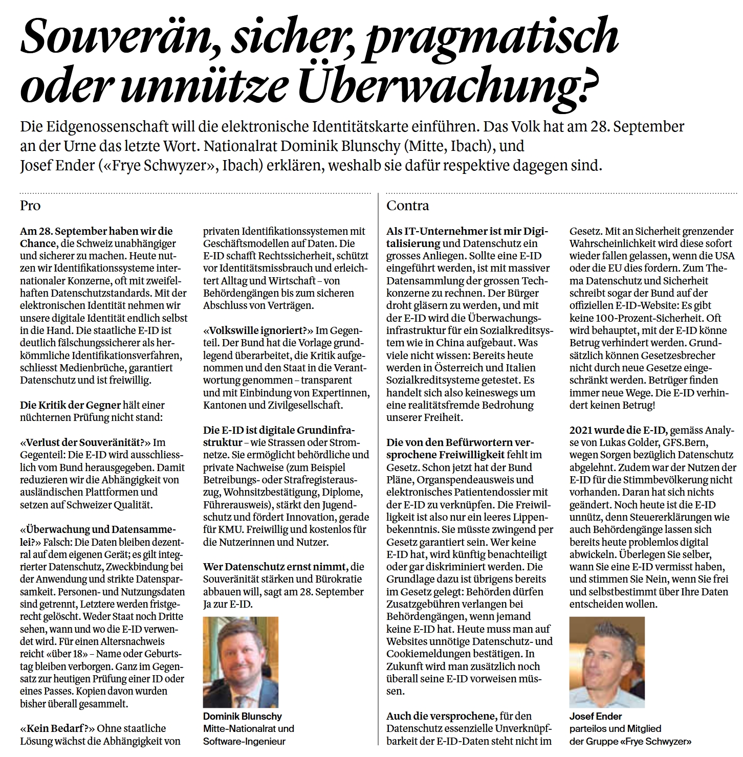Hier geht es zum Artikel im Bote der Urschweiz