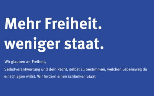 Parolenfassung Jungfreisinnige Schwyz