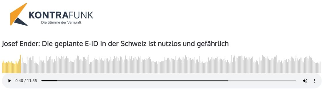 Interview Kontrafunk zur E-ID