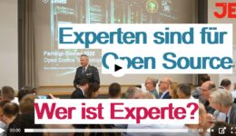 Experten sind für Open Source