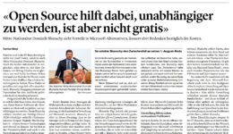 Medienbericht: Open Source macht unabhängig