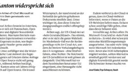 Leserbrief: Kanton widerspricht sich